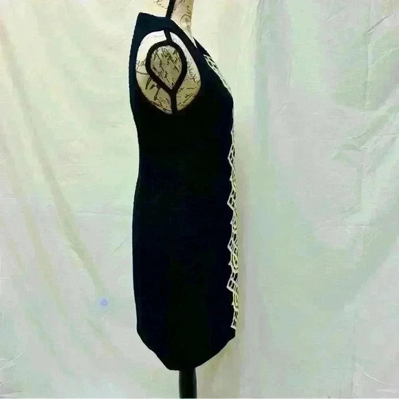 Julie Brown NYC Navy Blue Tweed Style Dress For Women Size 2 - Picture 5 of 11